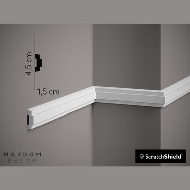 bagheta alba decorativa mardom decor