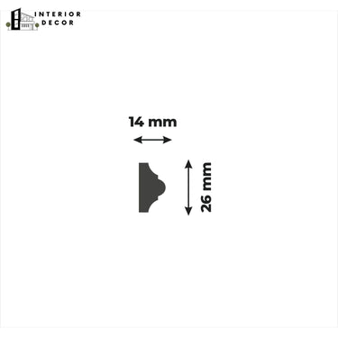 Bagheta decorativa duropolimer RM26-14 Renovum