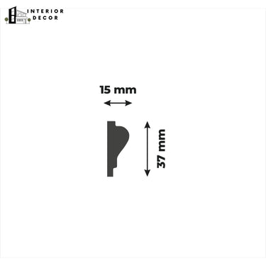 Bagheta decorativa duropolimer RM37-15 Renovum