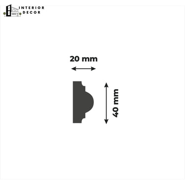 Bagheta decorativa duropolimer RM40-20 Renovum