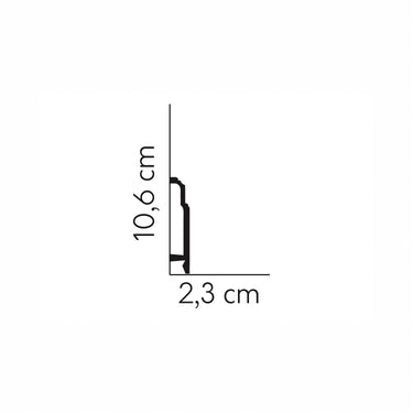 Plinta Alba Duropolimer MD363 Mardom Decor